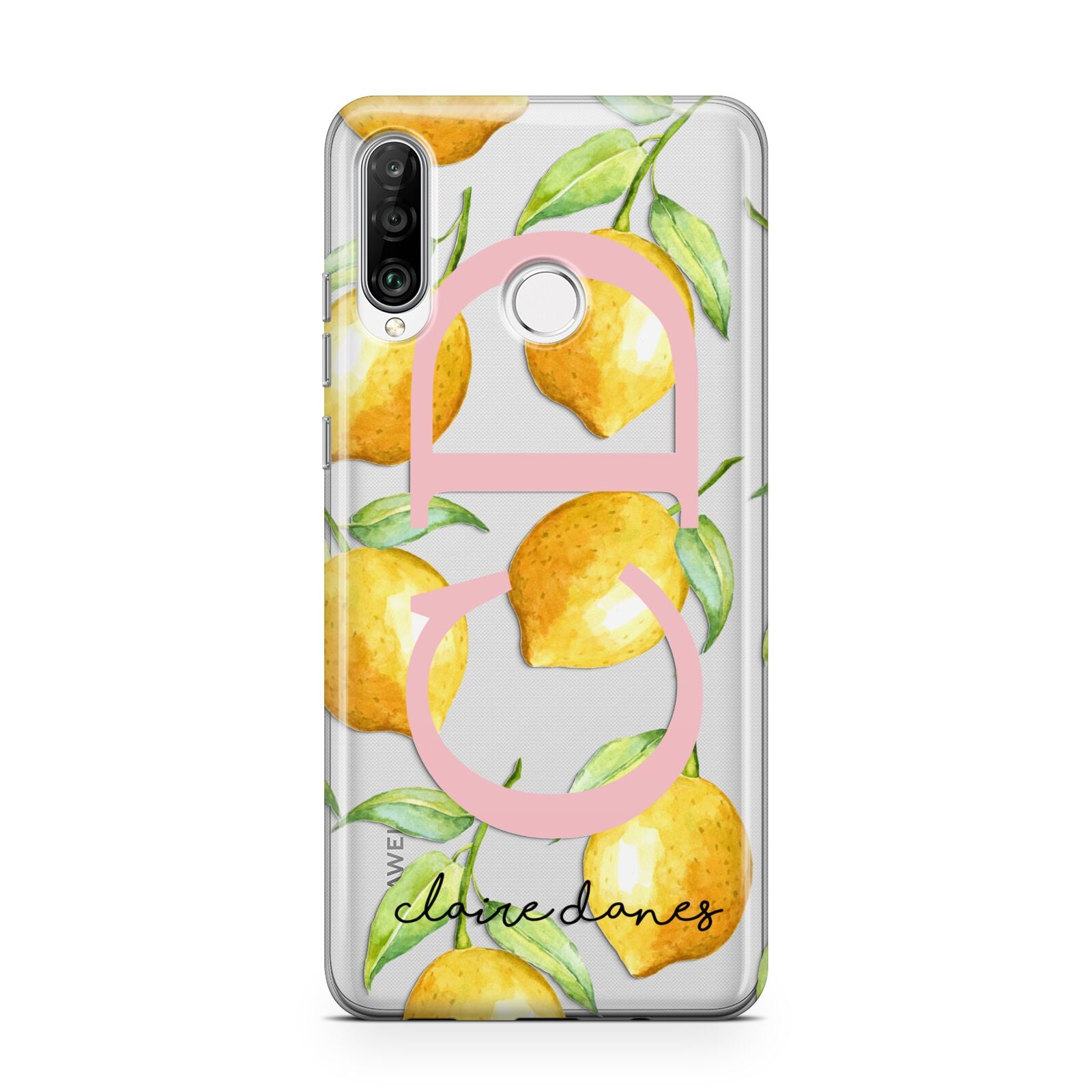 Personalised Lemons Huawei P30 Lite Phone Case