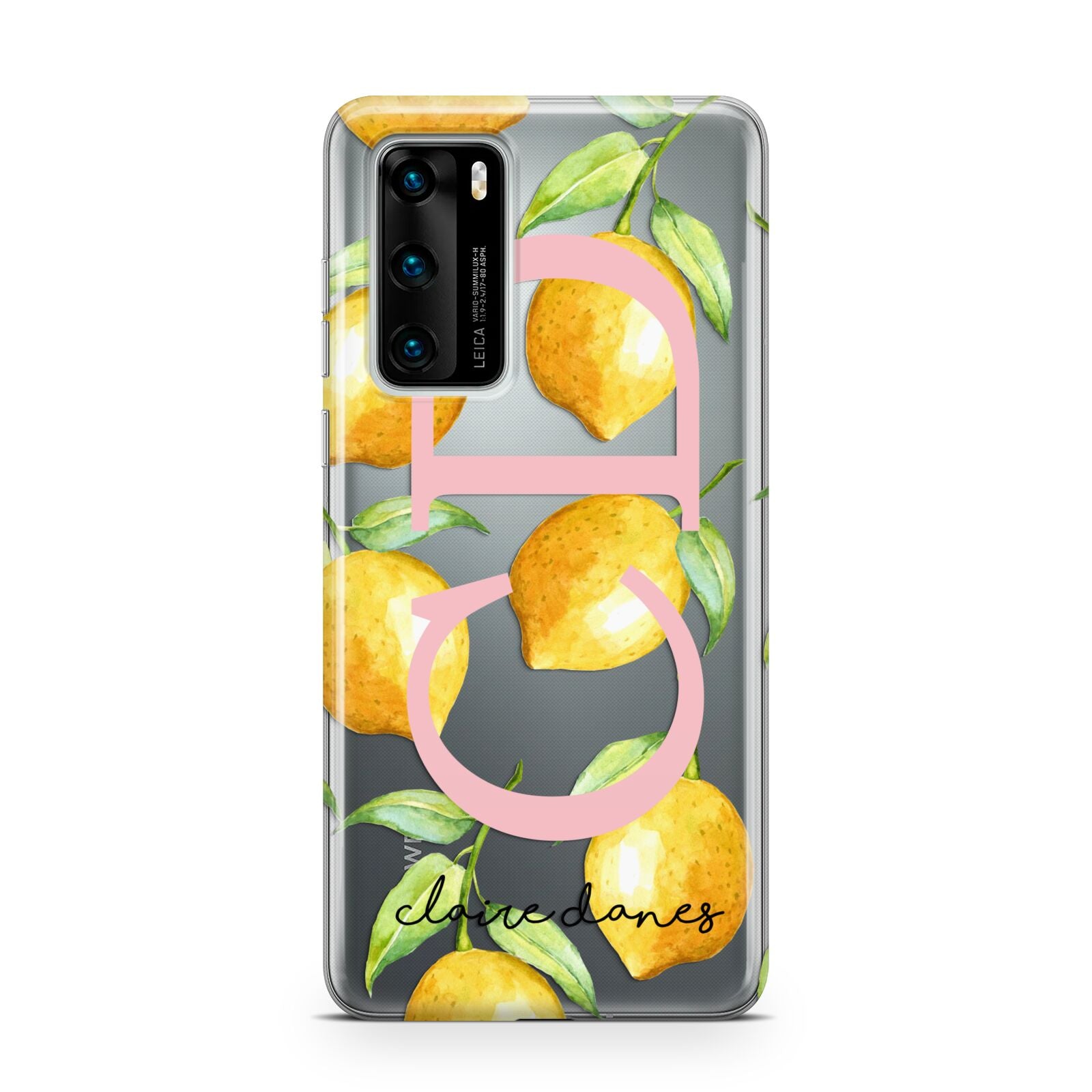 Personalised Lemons Huawei P40 Phone Case