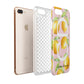 Personalised Lemons Pink Apple iPhone 7 8 Plus 3D Tough Case Expanded View