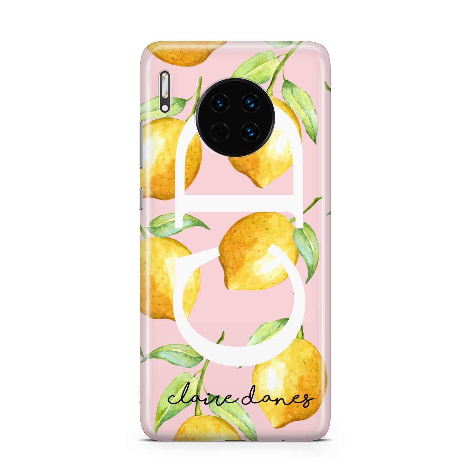Personalised Lemons Pink Huawei Mate 30