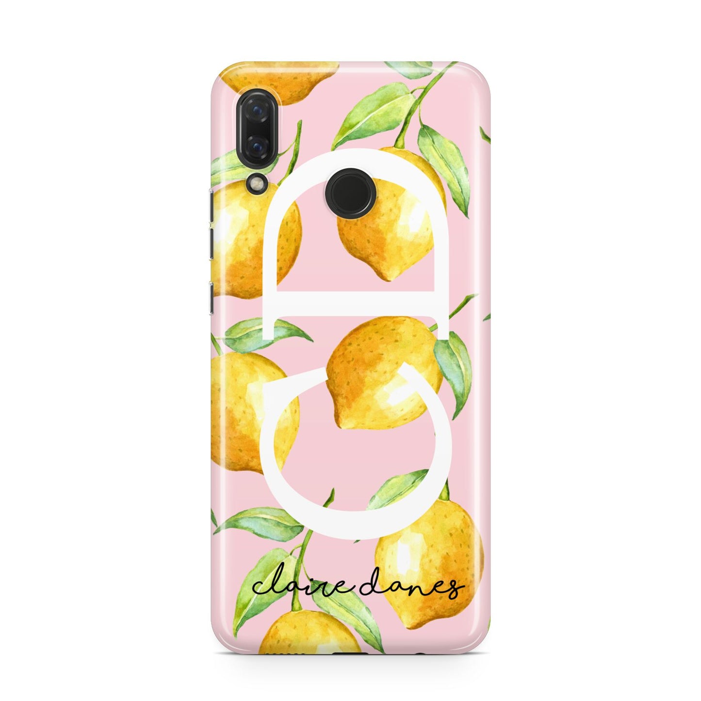 Personalised Lemons Pink Huawei Nova 3 Phone Case