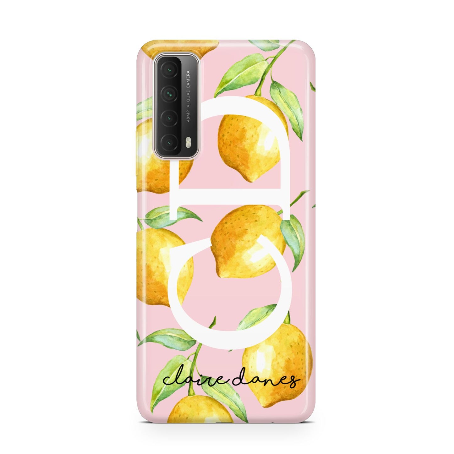 Personalised Lemons Pink Huawei P Smart 2021