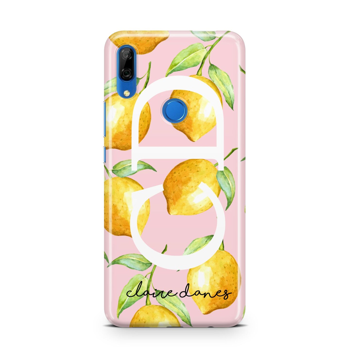 Personalised Lemons Pink Huawei P Smart Z