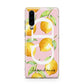 Personalised Lemons Pink Huawei P30 Phone Case