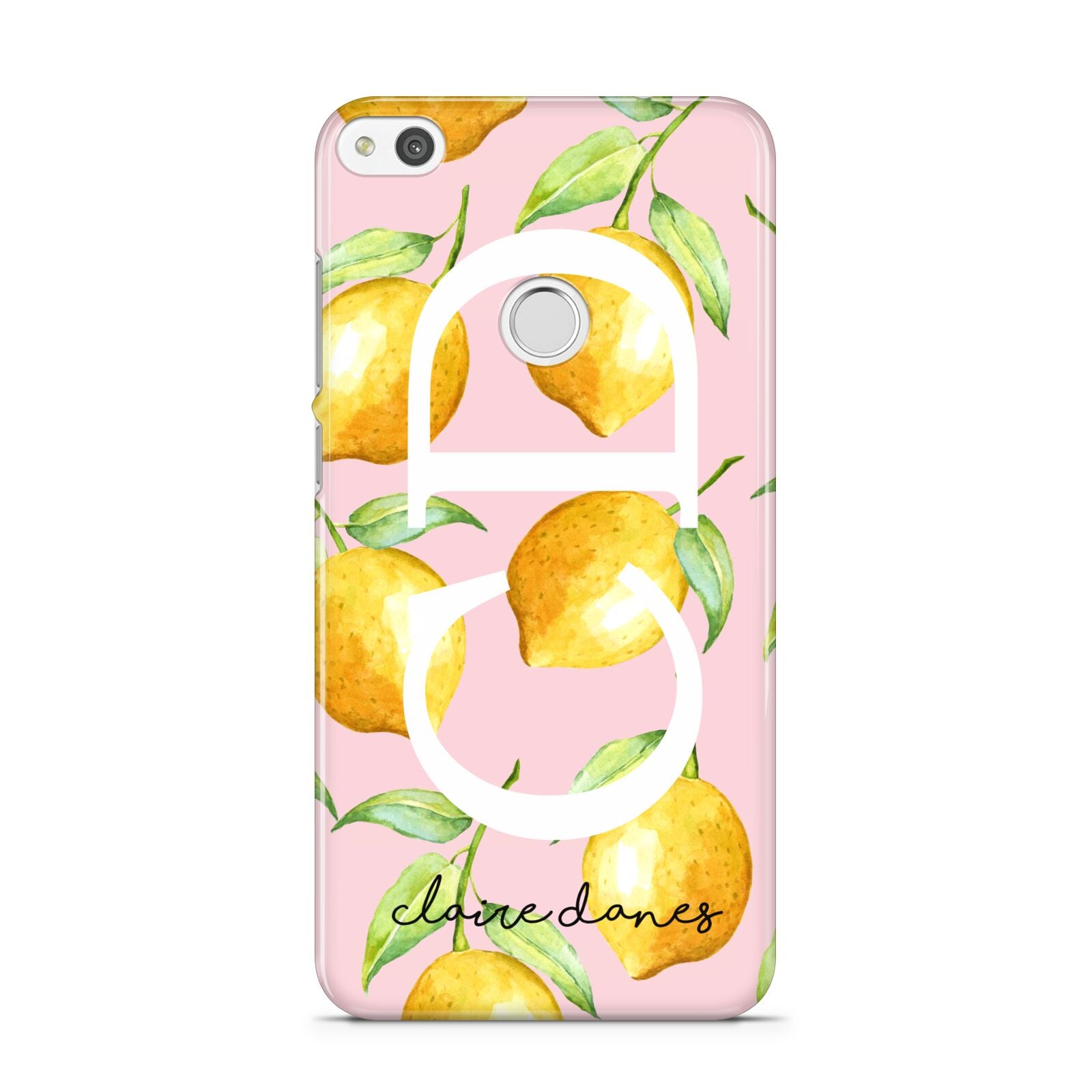Personalised Lemons Pink Huawei P8 Lite Case