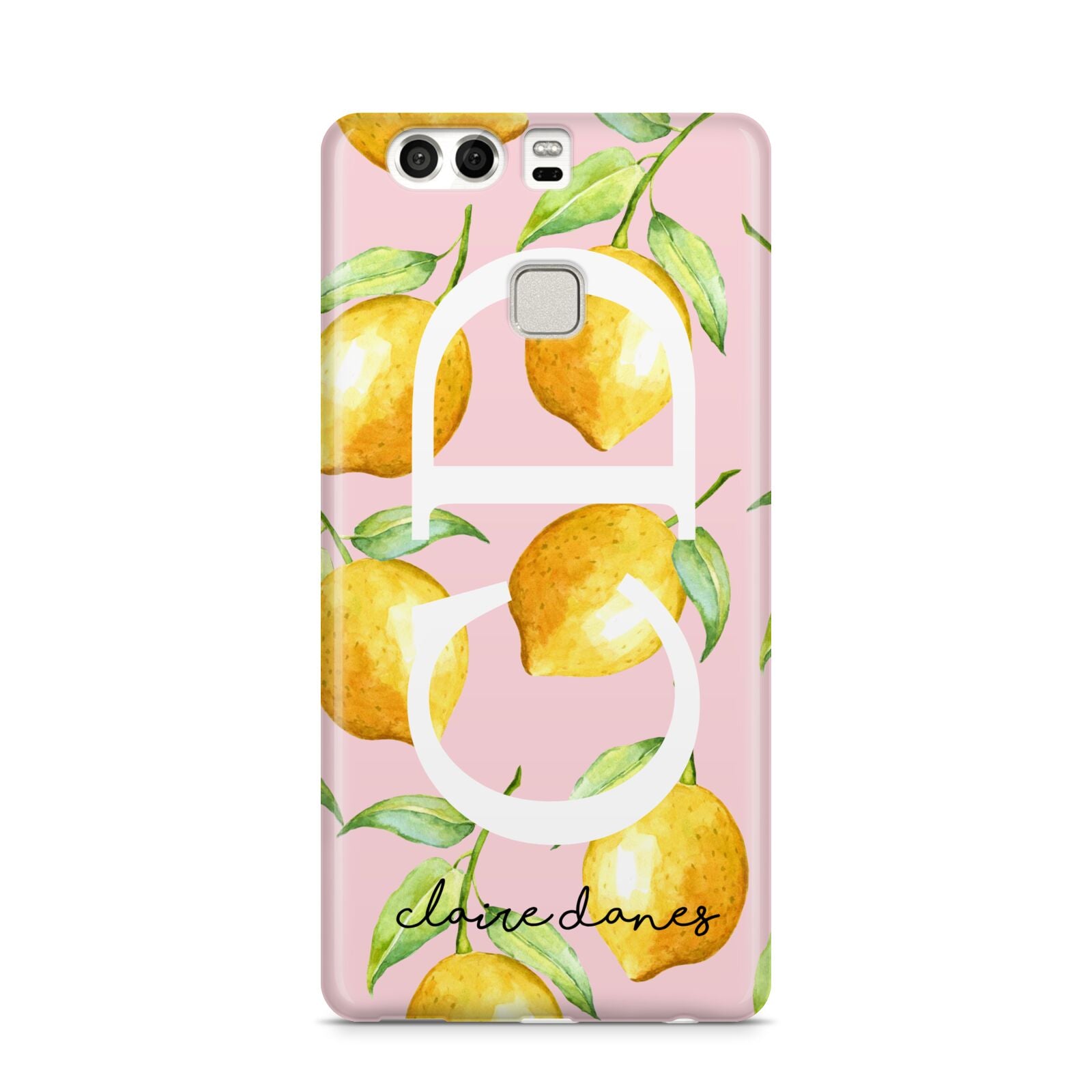Personalised Lemons Pink Huawei P9 Case
