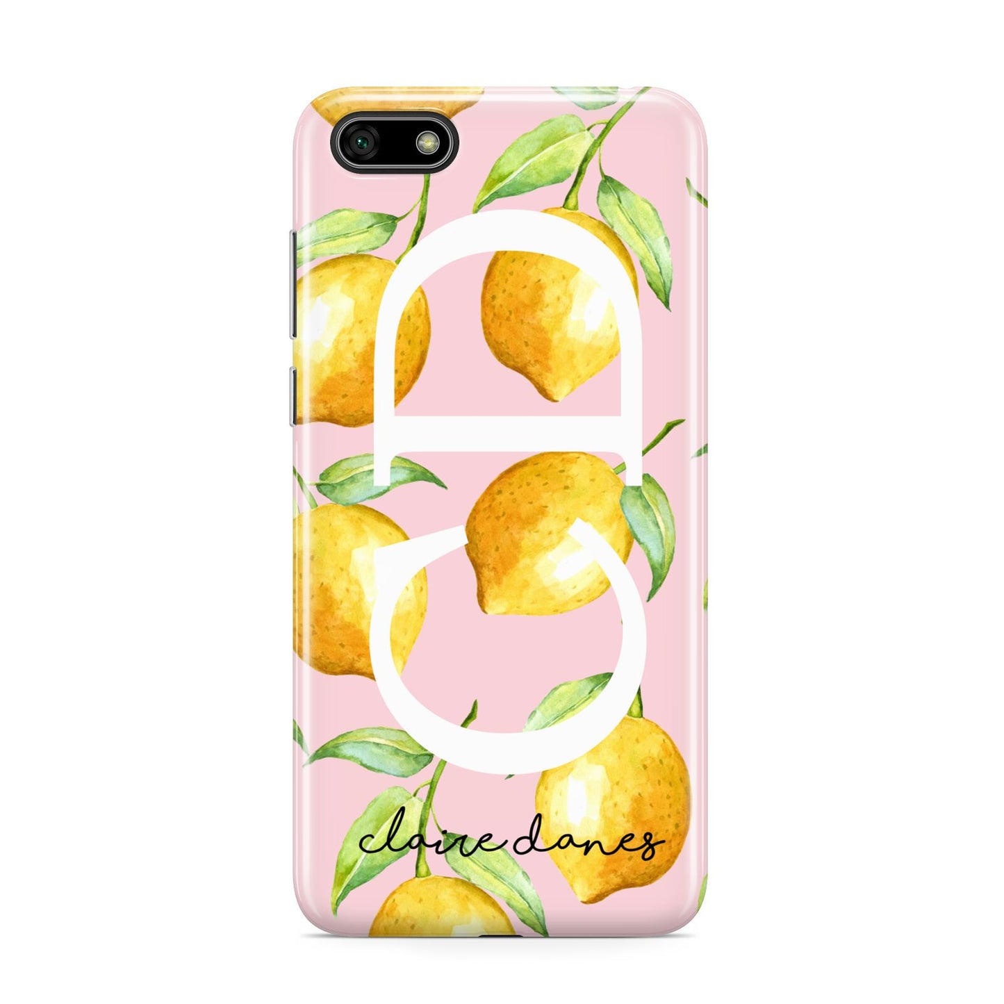Personalised Lemons Pink Huawei Y5 Prime 2018 Phone Case