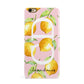 Personalised Lemons Pink iPhone 6 Plus 3D Snap Case on Gold Phone