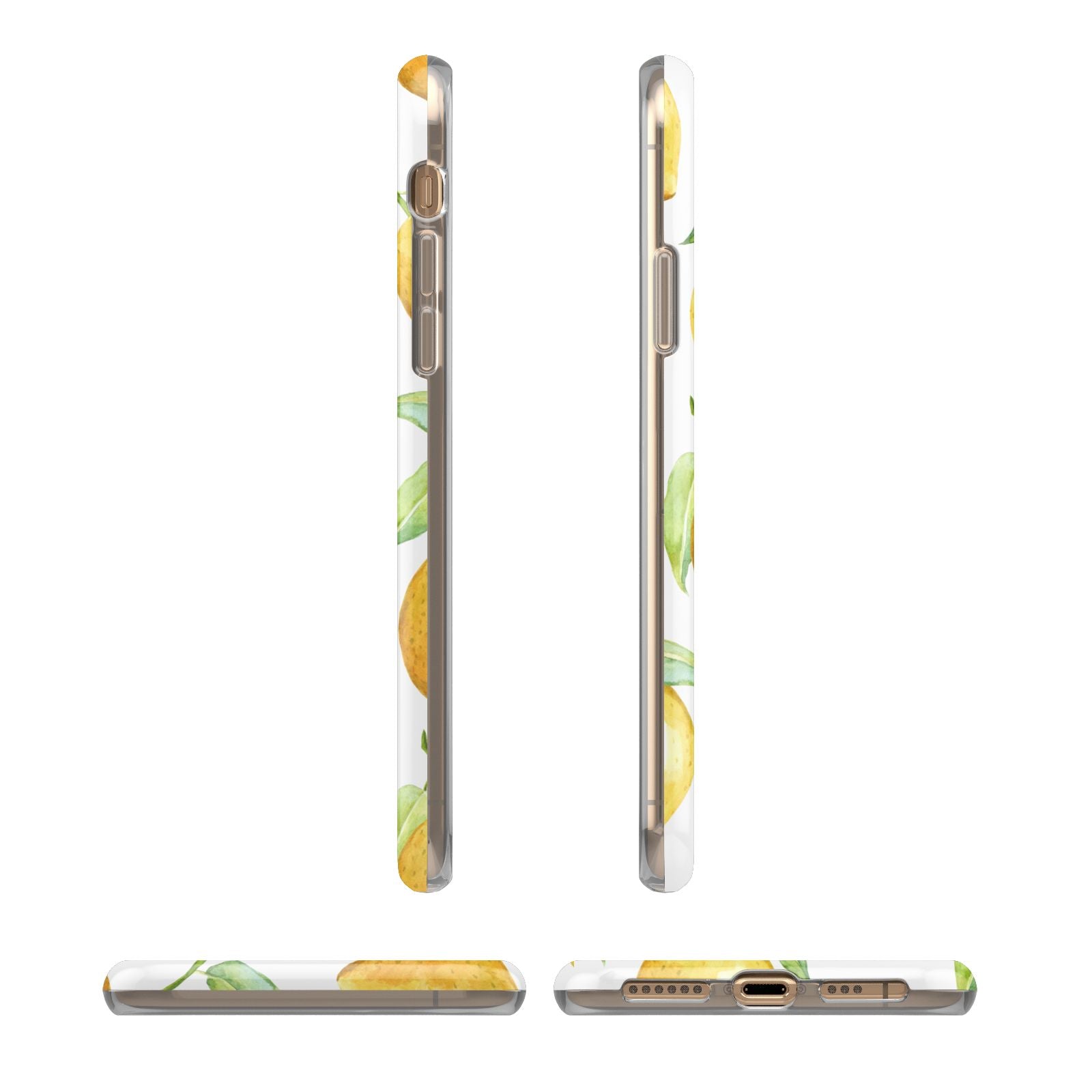 Personalised Lemons iPhone 11 3D Tough Case Angle Images