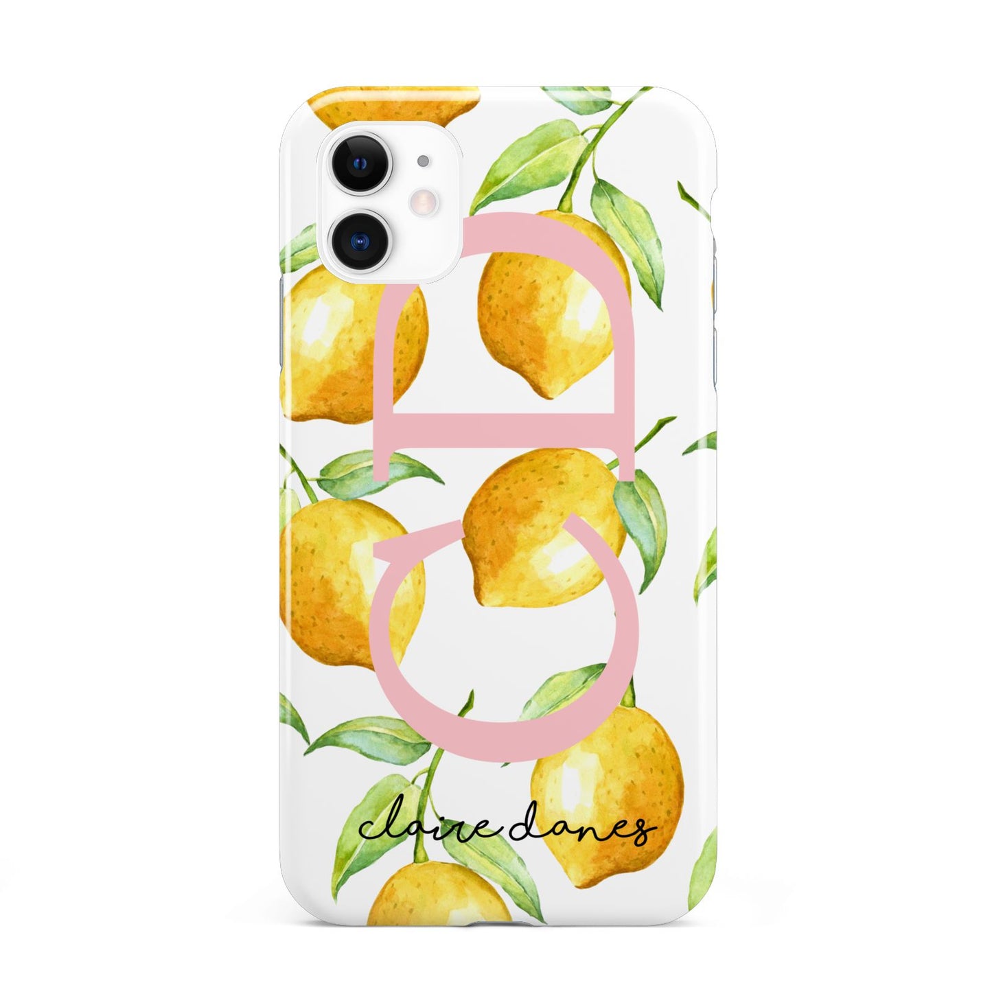 Personalised Lemons iPhone 11 3D Tough Case