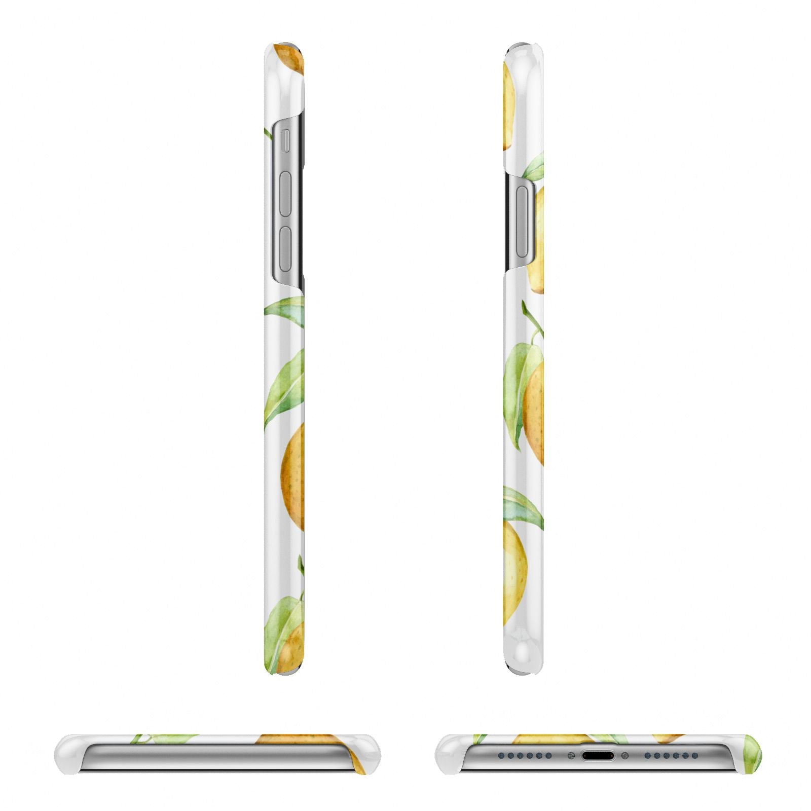 Personalised Lemons iPhone 11 Pro 3D Snap Case Angle Images