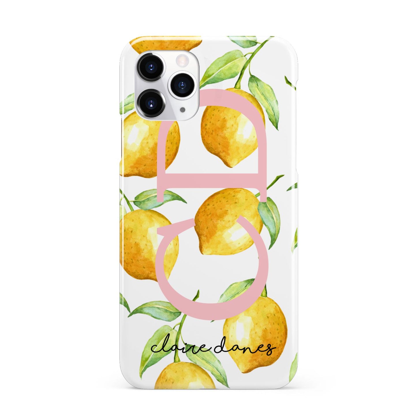 Personalised Lemons iPhone 11 Pro 3D Snap Case