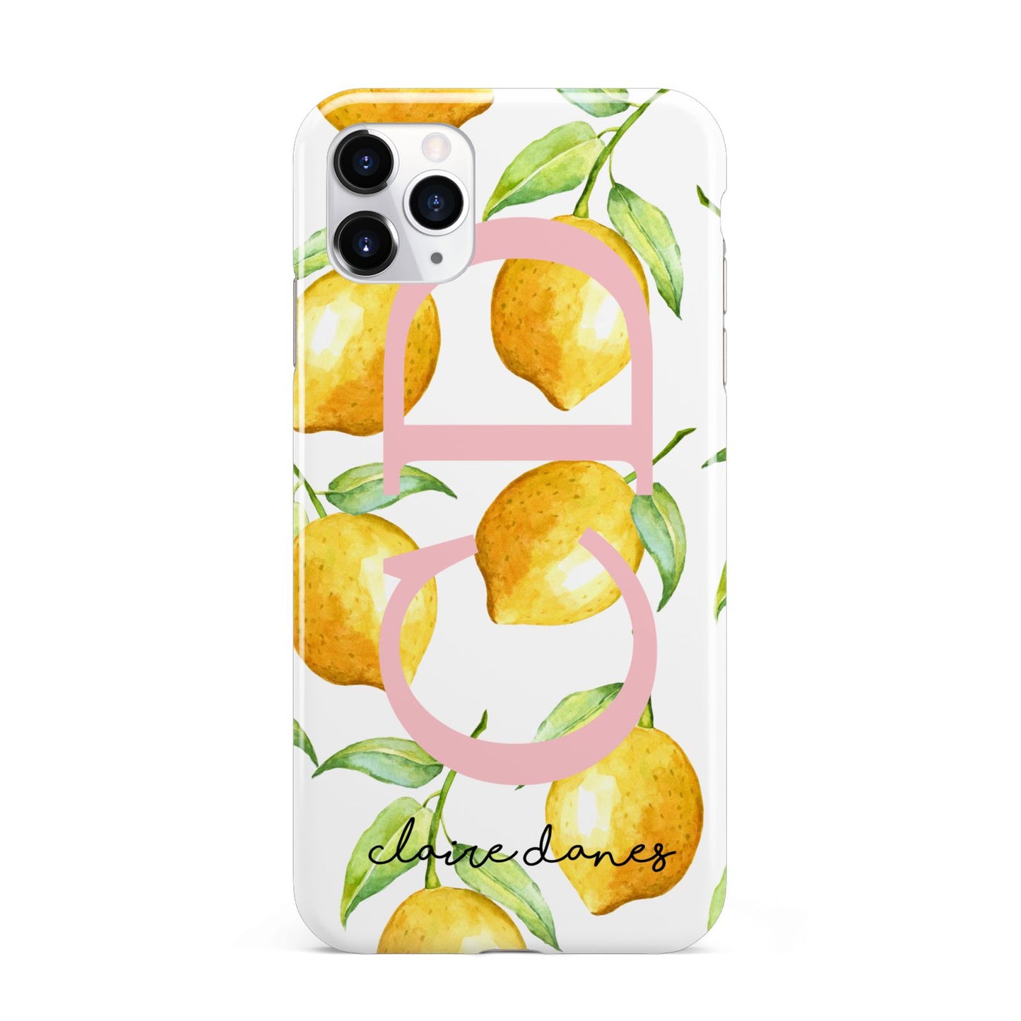 Personalised Lemons iPhone 11 Pro Max 3D Tough Case
