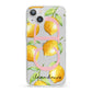 Personalised Lemons iPhone 13 Clear Bumper Case