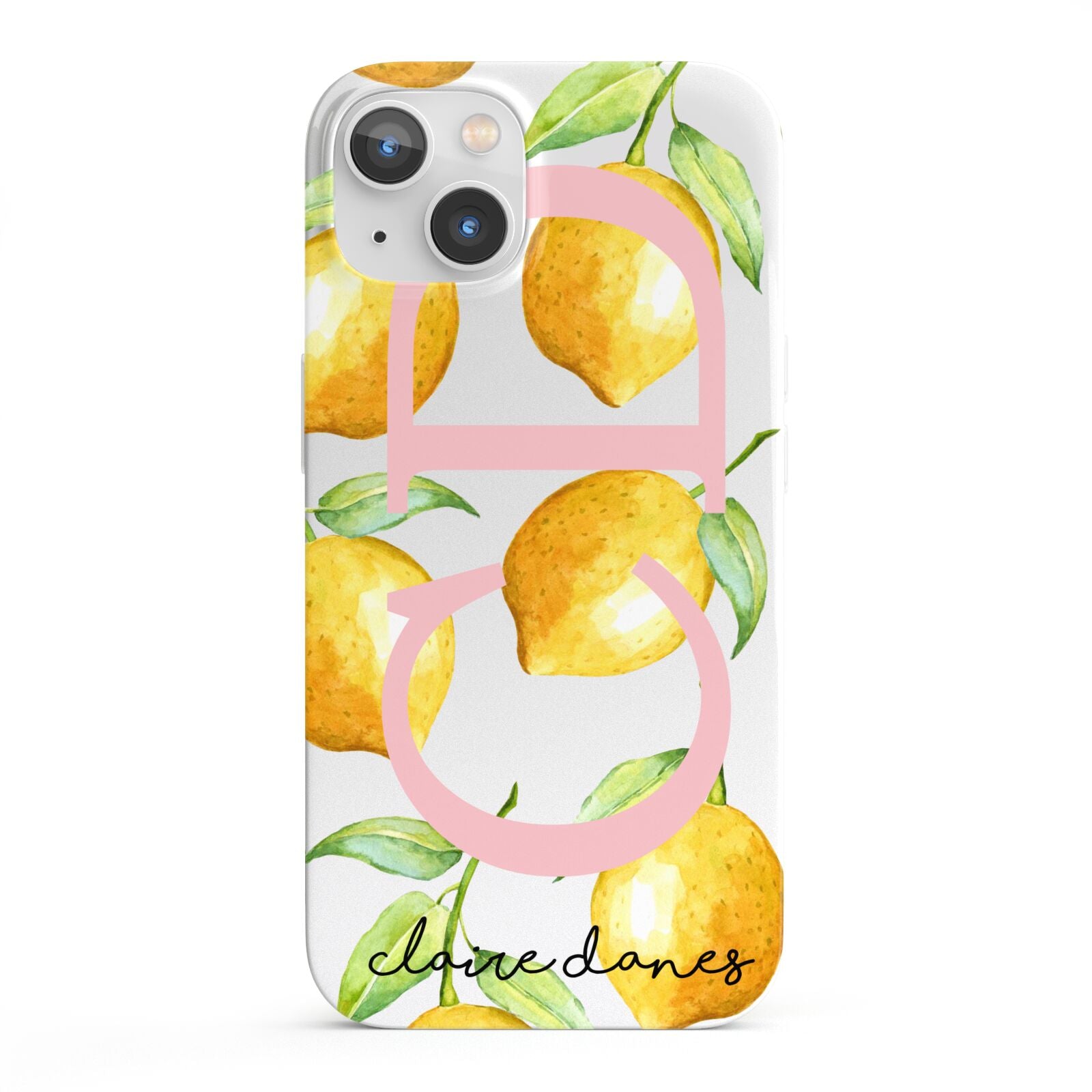 Personalised Lemons iPhone 13 Full Wrap 3D Snap Case