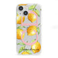 Personalised Lemons iPhone 13 Mini Clear Bumper Case