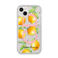 Personalised Lemons iPhone 14 Plus Glitter Tough Case Starlight