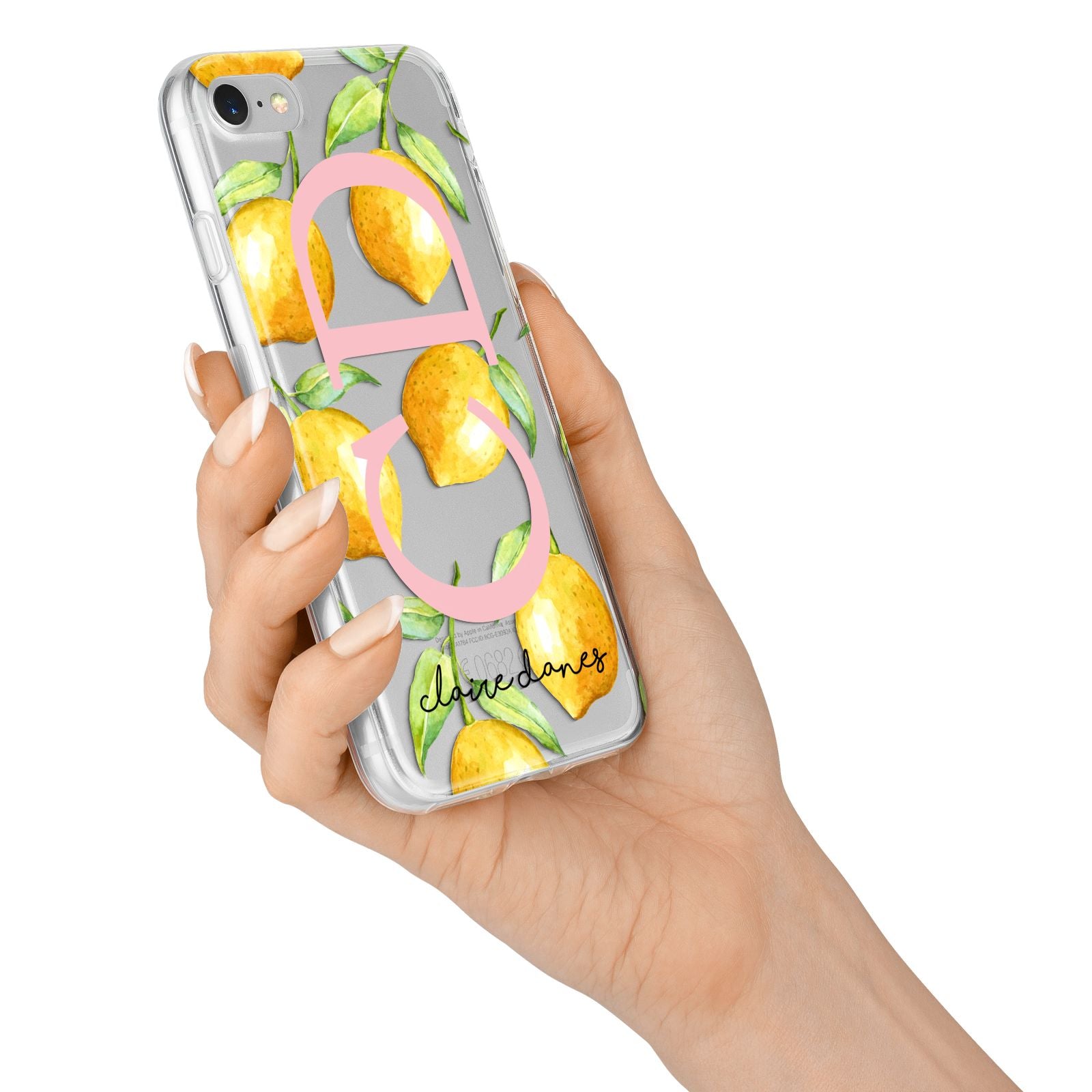 Personalised Lemons iPhone 7 Bumper Case on Silver iPhone Alternative Image