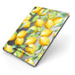 Personalised Lemons of Capri Apple iPad Case on Grey iPad Side View