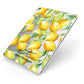 Personalised Lemons of Capri Apple iPad Case on Silver iPad Side View