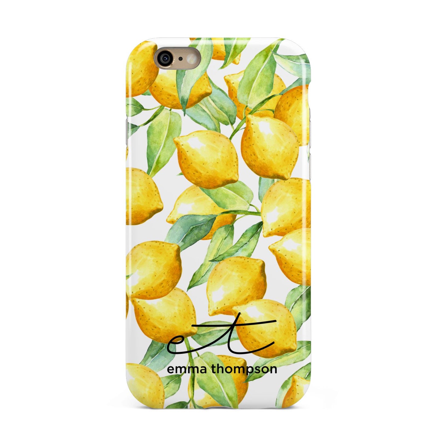 Personalised Lemons of Capri Apple iPhone 6 3D Tough Case