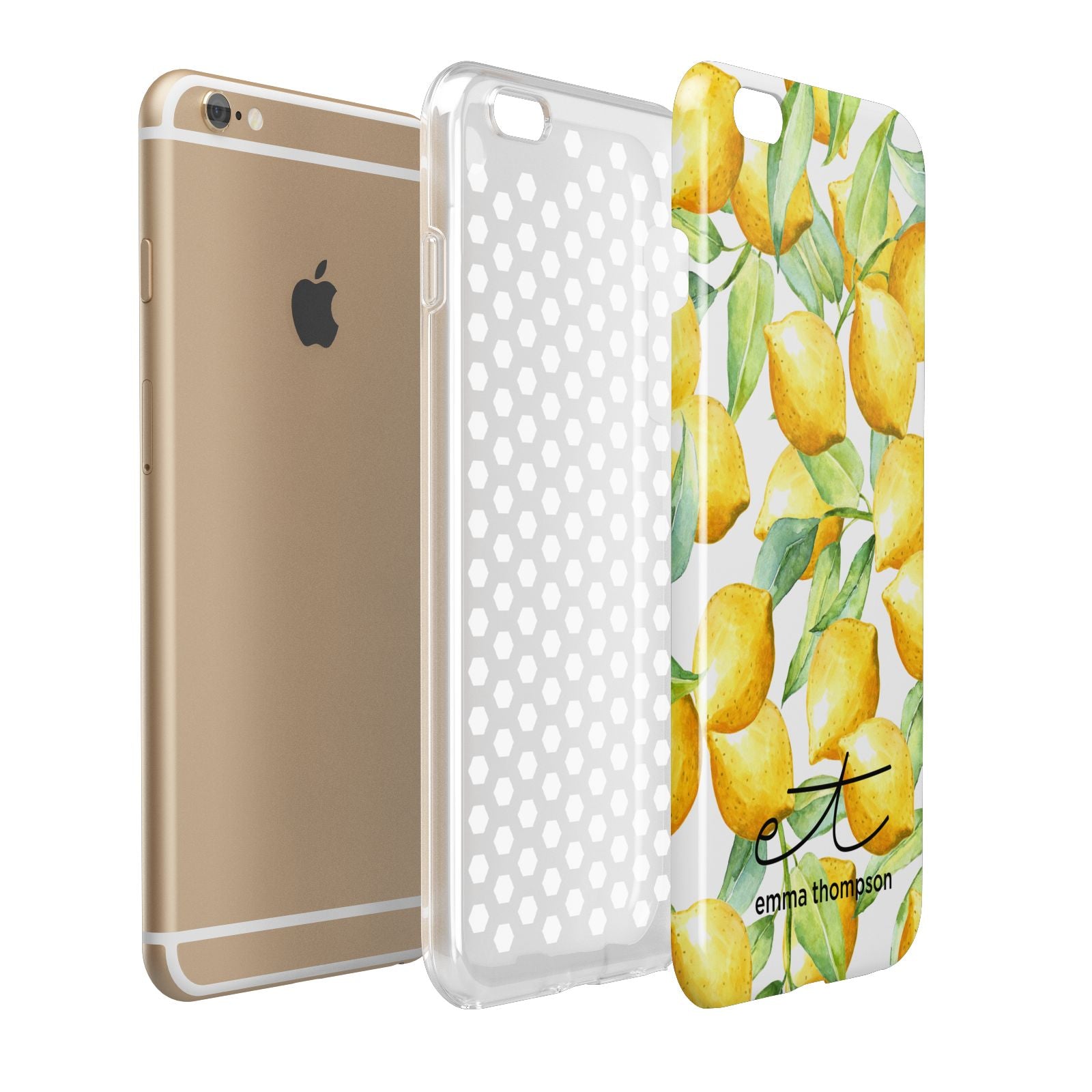 Personalised Lemons of Capri Apple iPhone 6 Plus 3D Tough Case