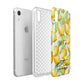 Personalised Lemons of Capri Apple iPhone XR White 3D Tough Case Expanded view
