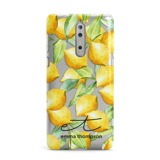 Personalised Lemons of Capri Nokia Case