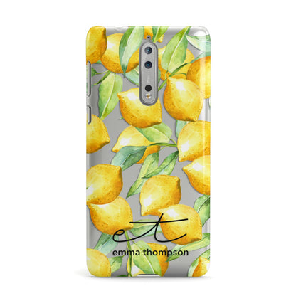Personalised Lemons of Capri Nokia Case