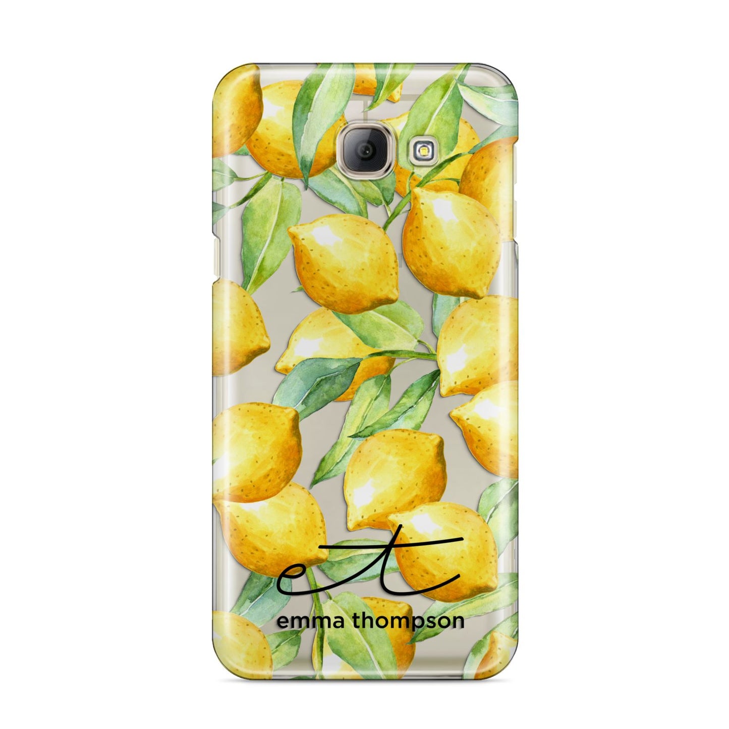 Personalised Lemons of Capri Samsung Galaxy A8 2016 Case