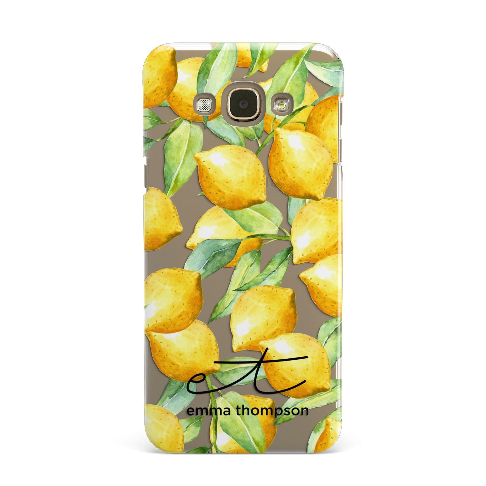 Personalised Lemons of Capri Samsung Galaxy A8 Case