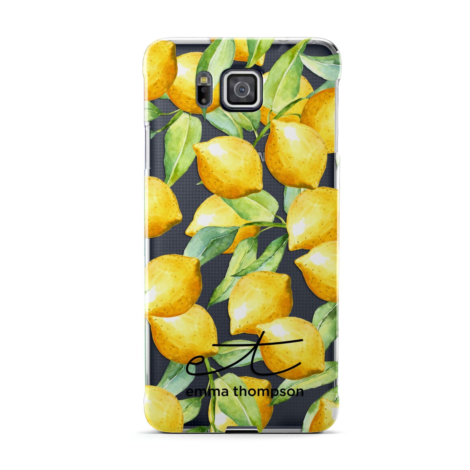 Personalised Lemons of Capri Samsung Galaxy Alpha Case