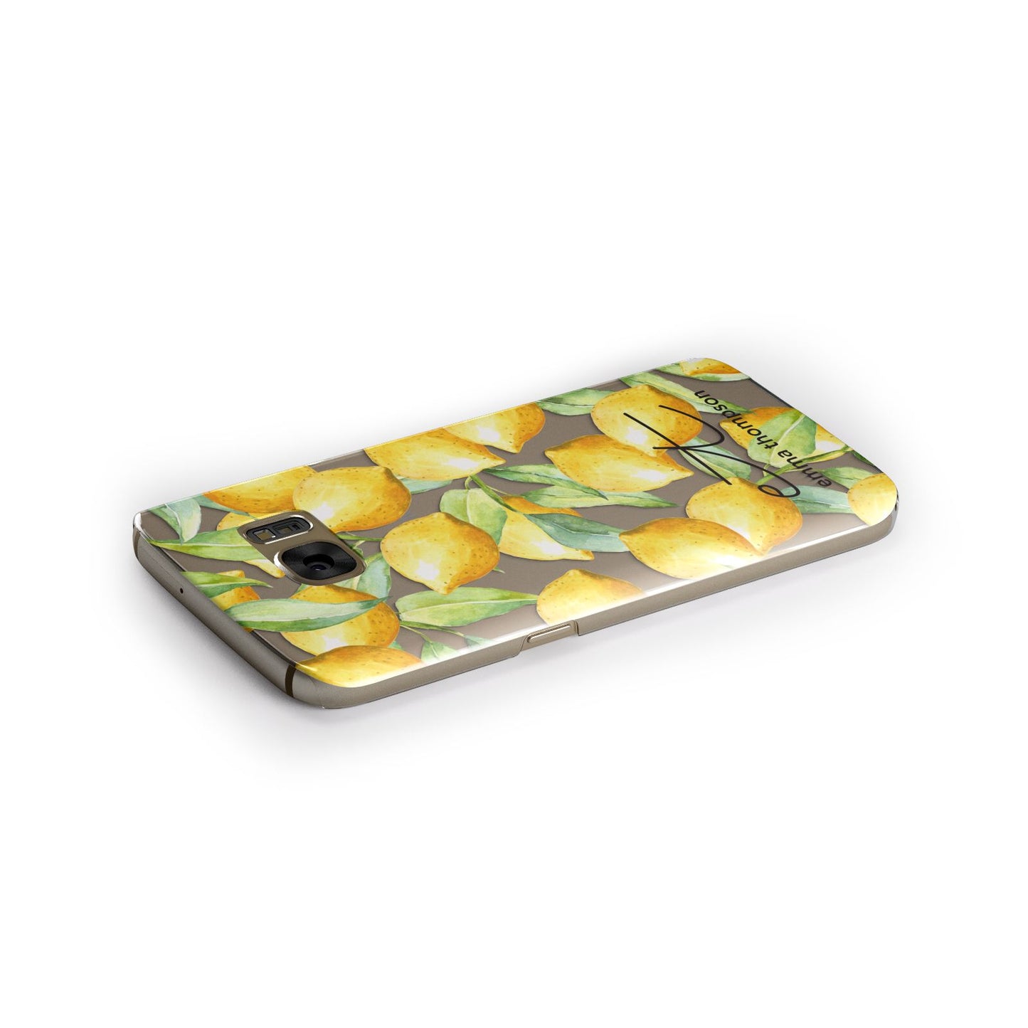 Personalised Lemons of Capri Samsung Galaxy Case Side Close Up