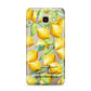 Personalised Lemons of Capri Samsung Galaxy J7 2016 Case on gold phone