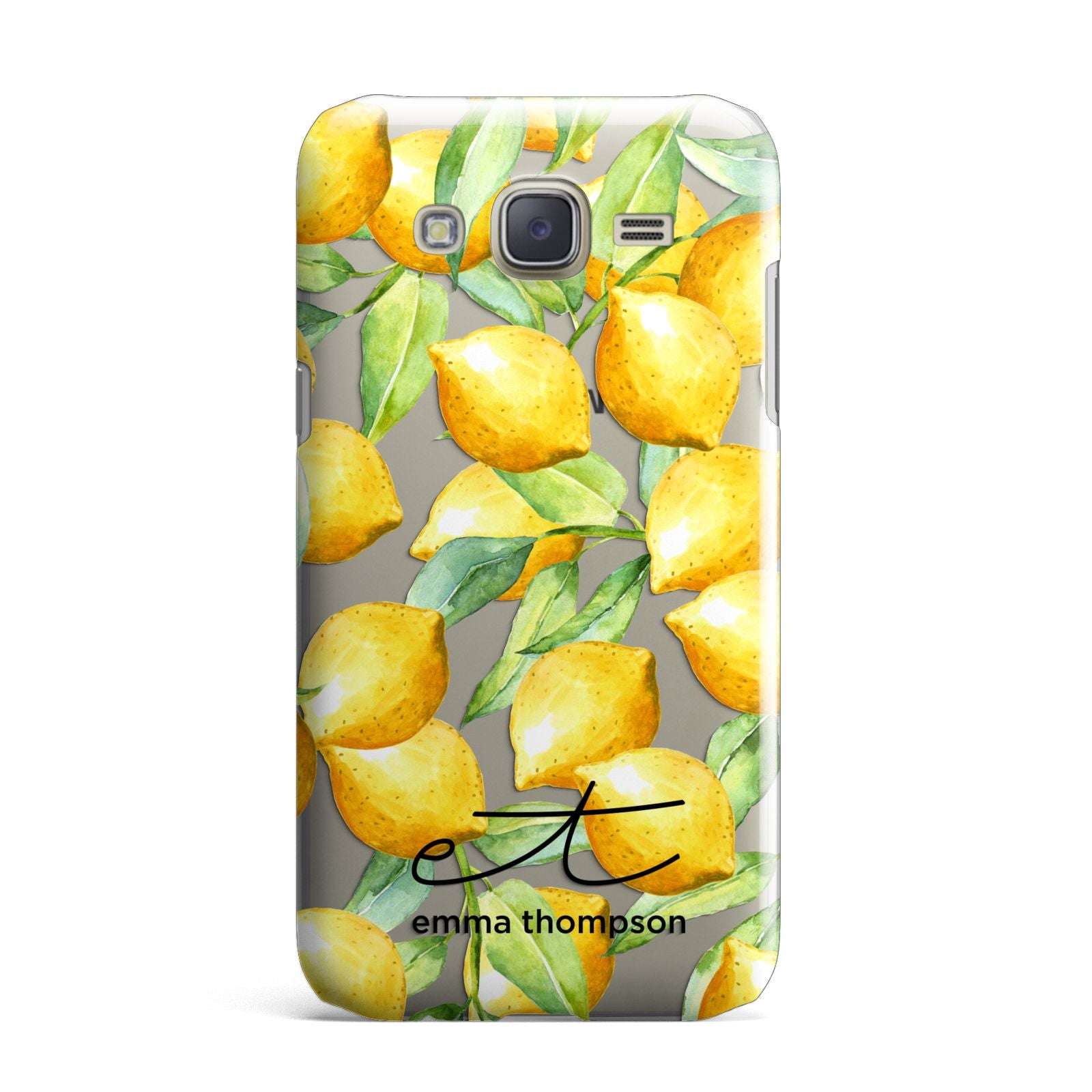 Personalised Lemons of Capri Samsung Galaxy J7 Case