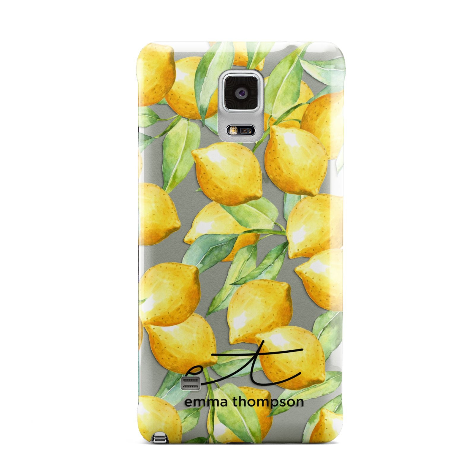 Personalised Lemons of Capri Samsung Galaxy Note 4 Case