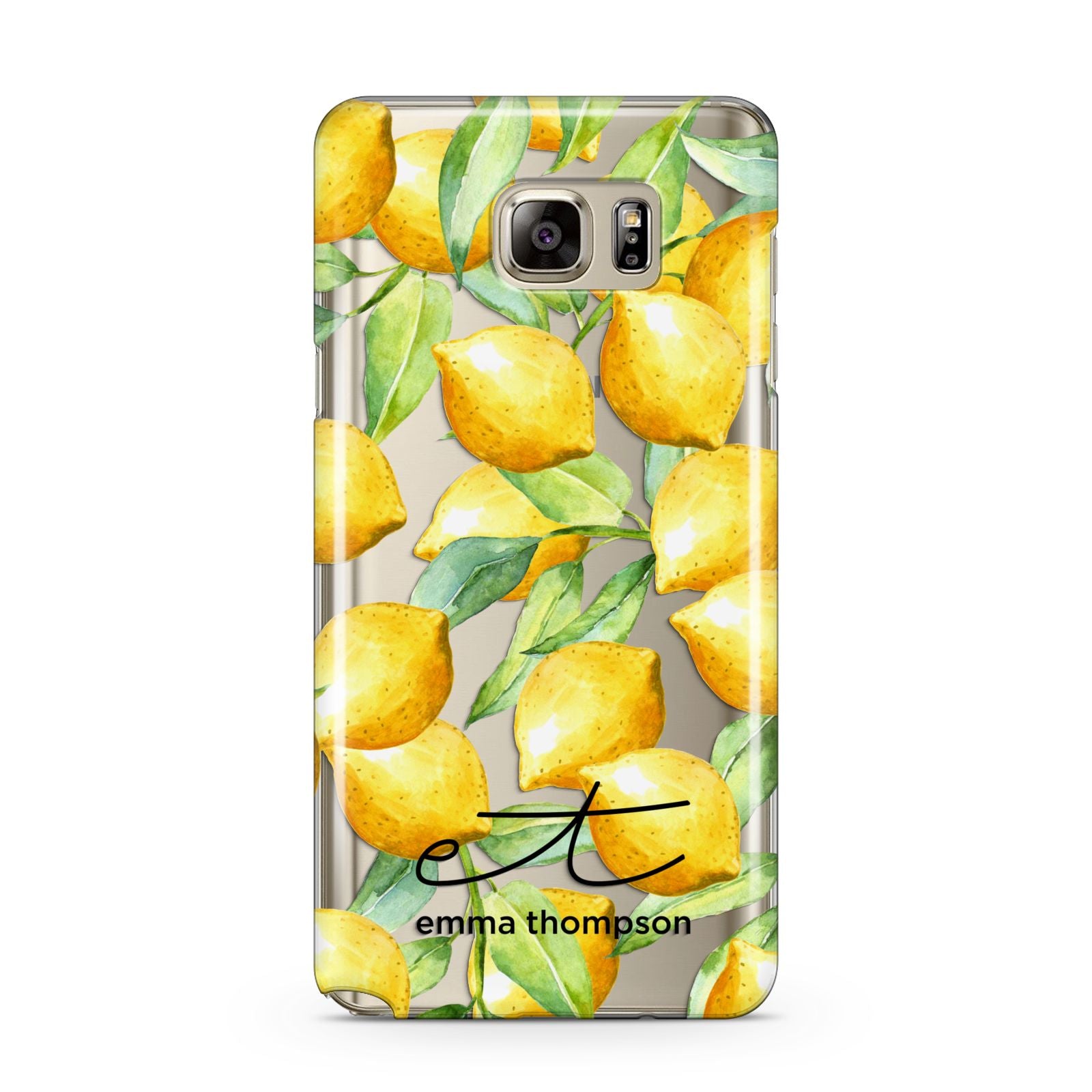 Personalised Lemons of Capri Samsung Galaxy Note 5 Case