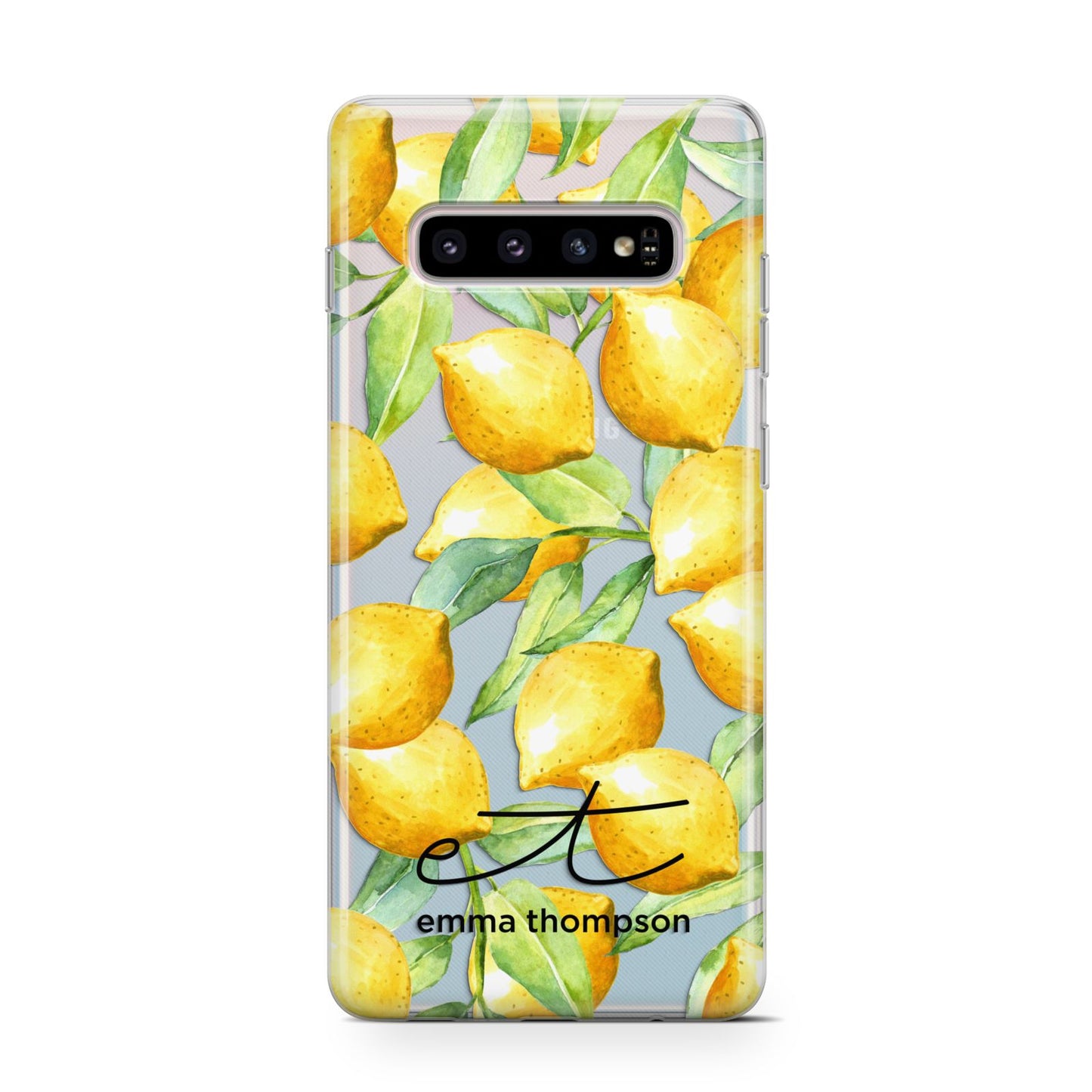 Personalised Lemons of Capri Samsung Galaxy S10 Case