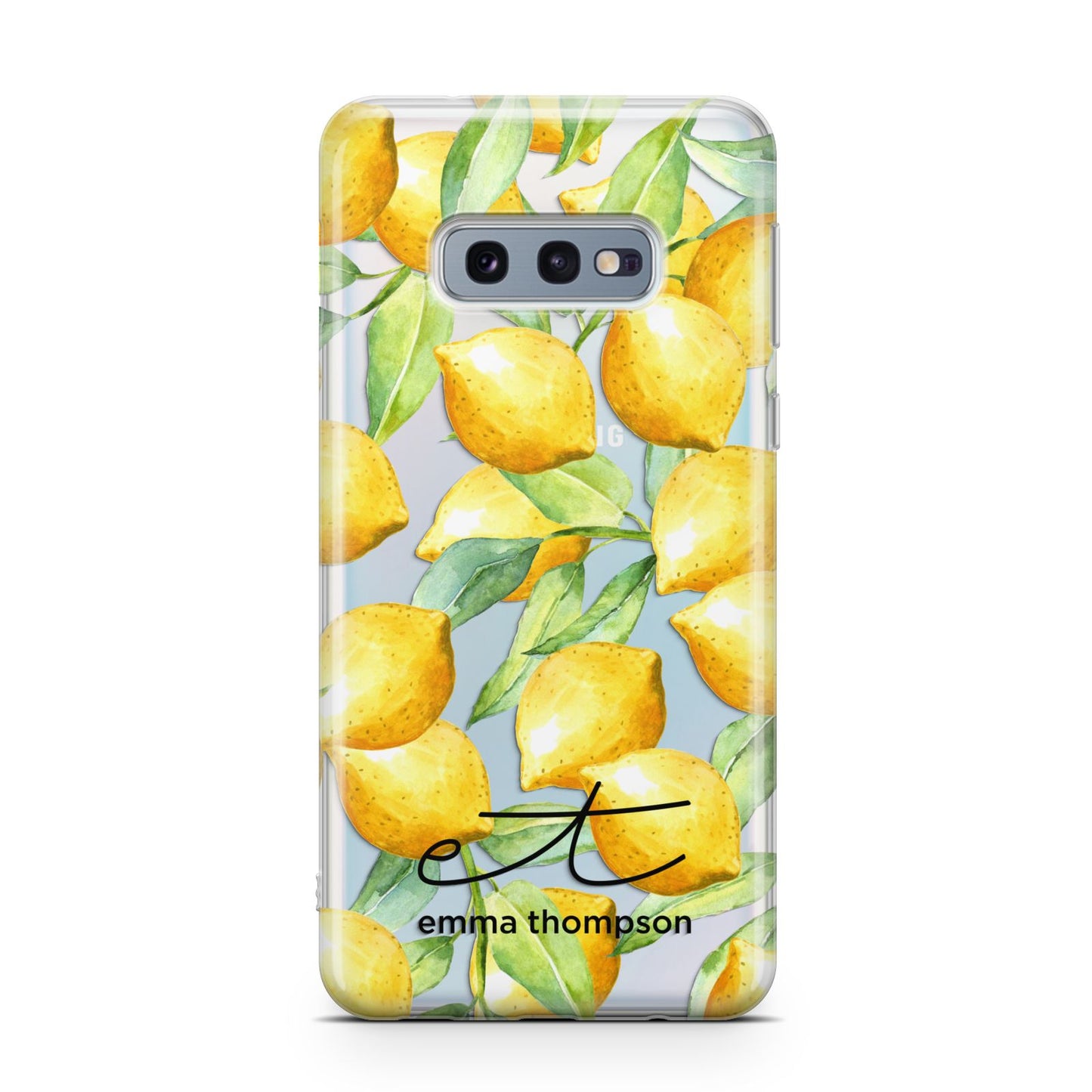 Personalised Lemons of Capri Samsung Galaxy S10E Case