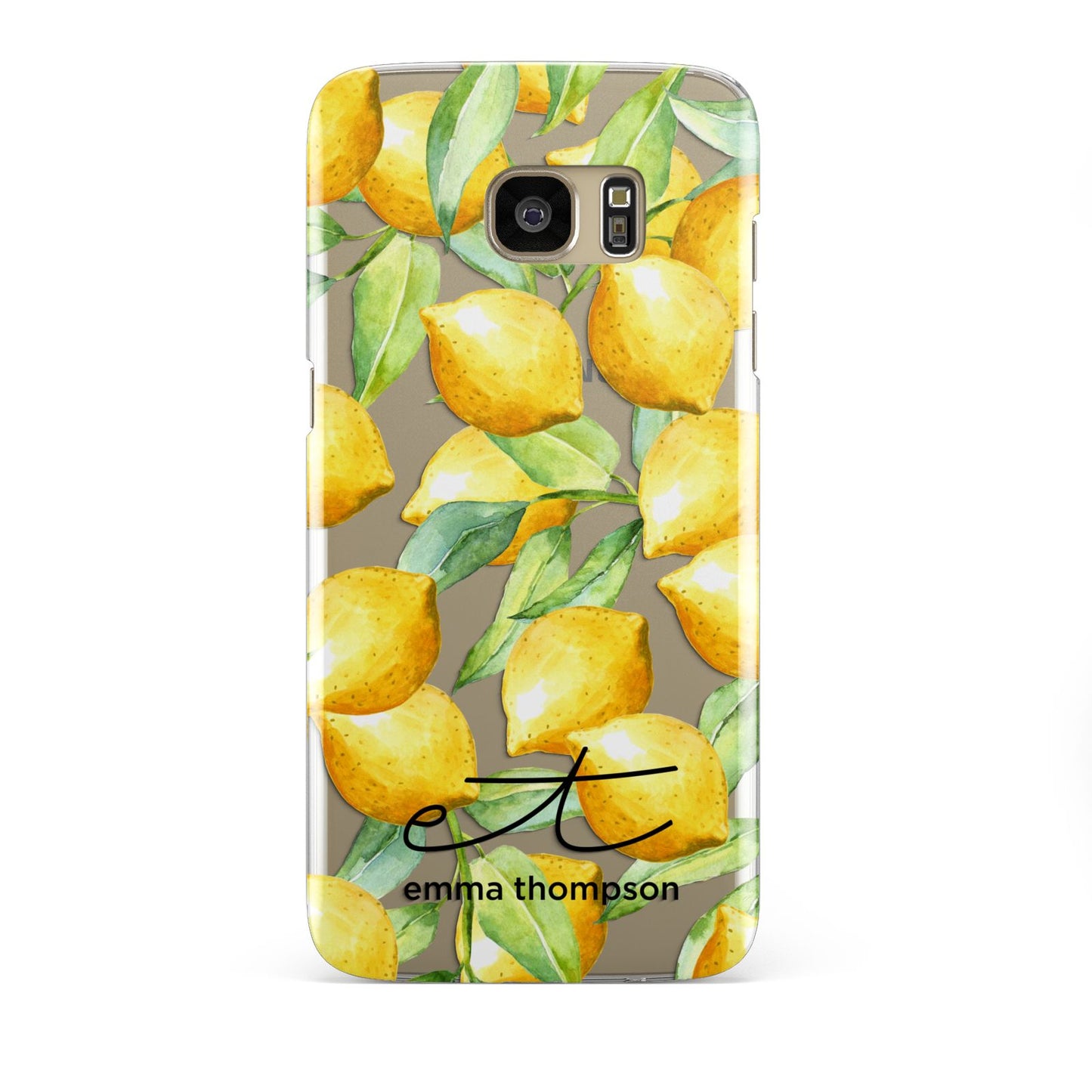 Personalised Lemons of Capri Samsung Galaxy S7 Edge Case