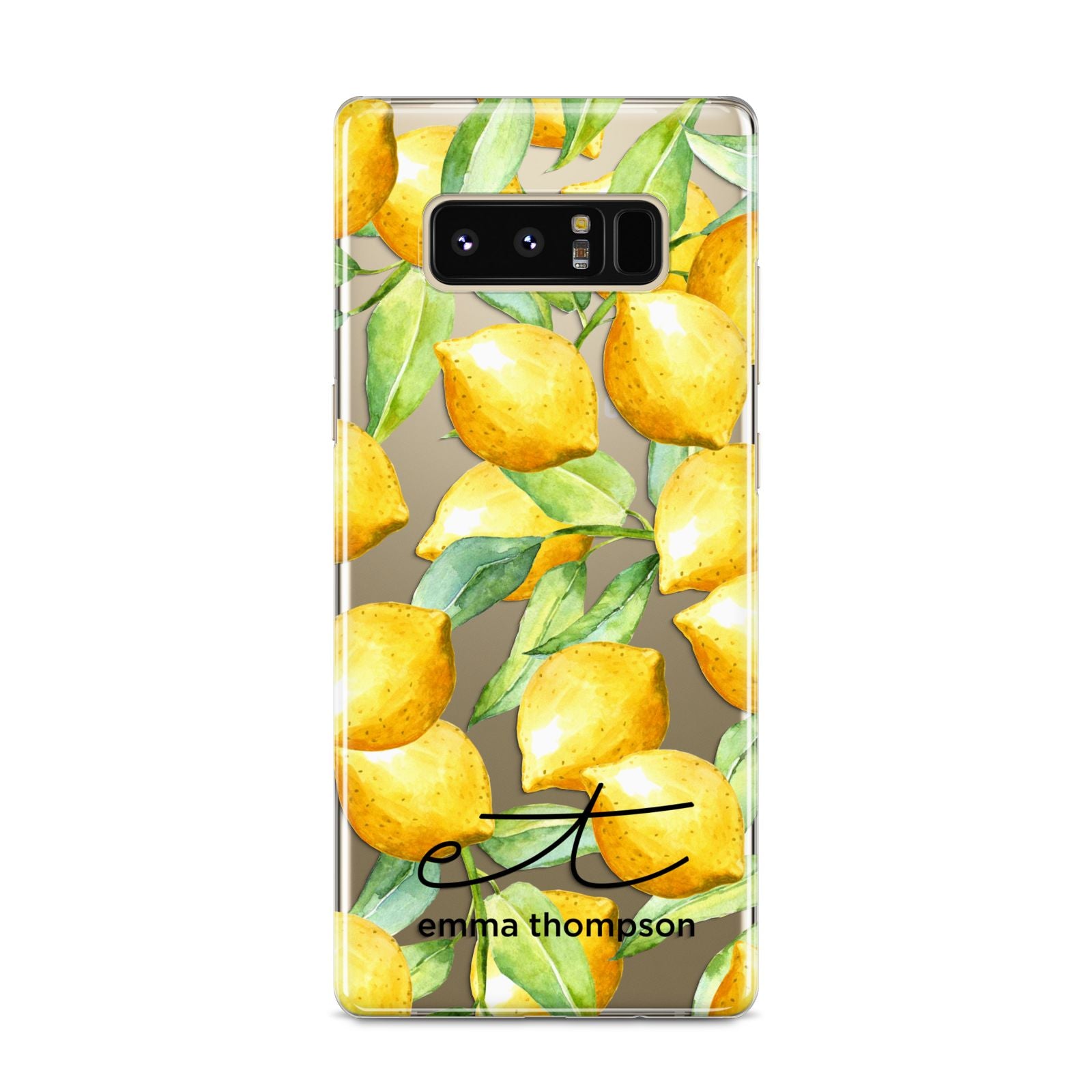 Personalised Lemons of Capri Samsung Galaxy S8 Case