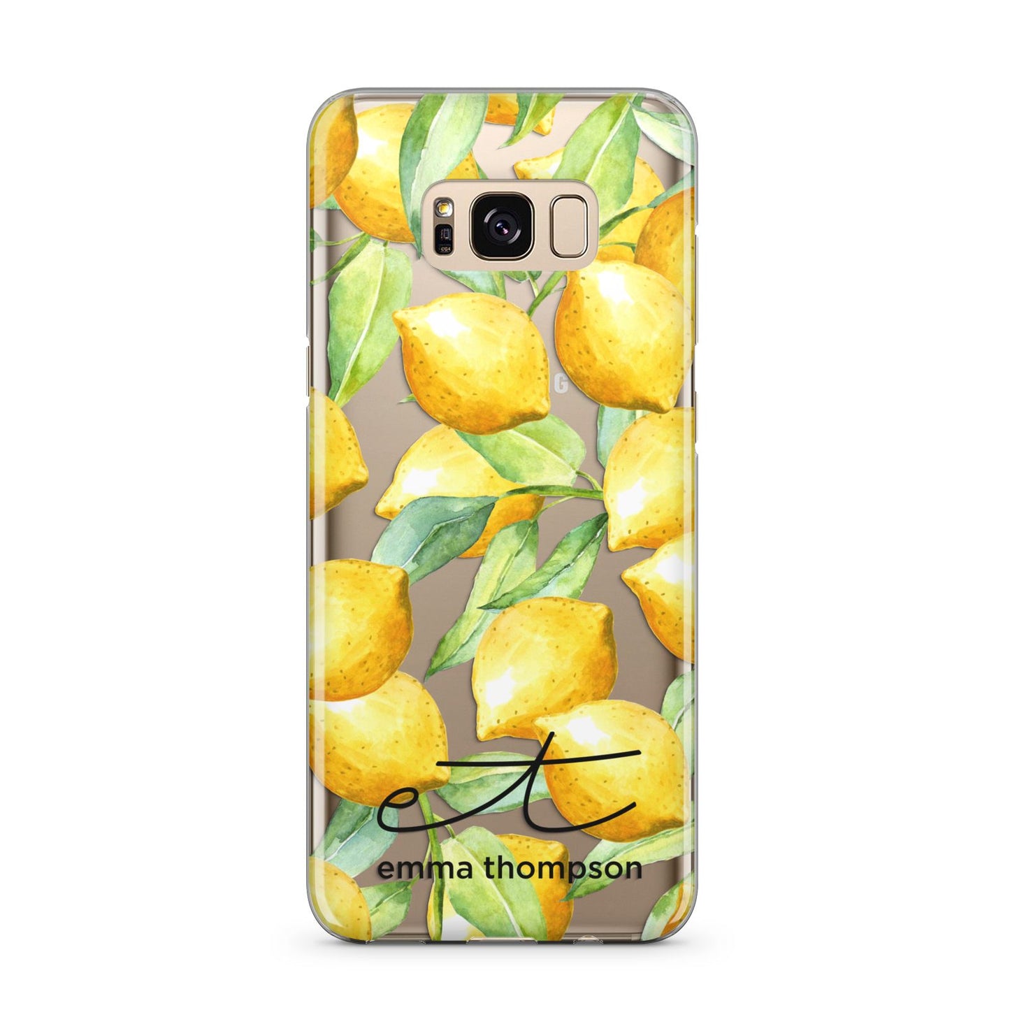 Personalised Lemons of Capri Samsung Galaxy S8 Plus Case