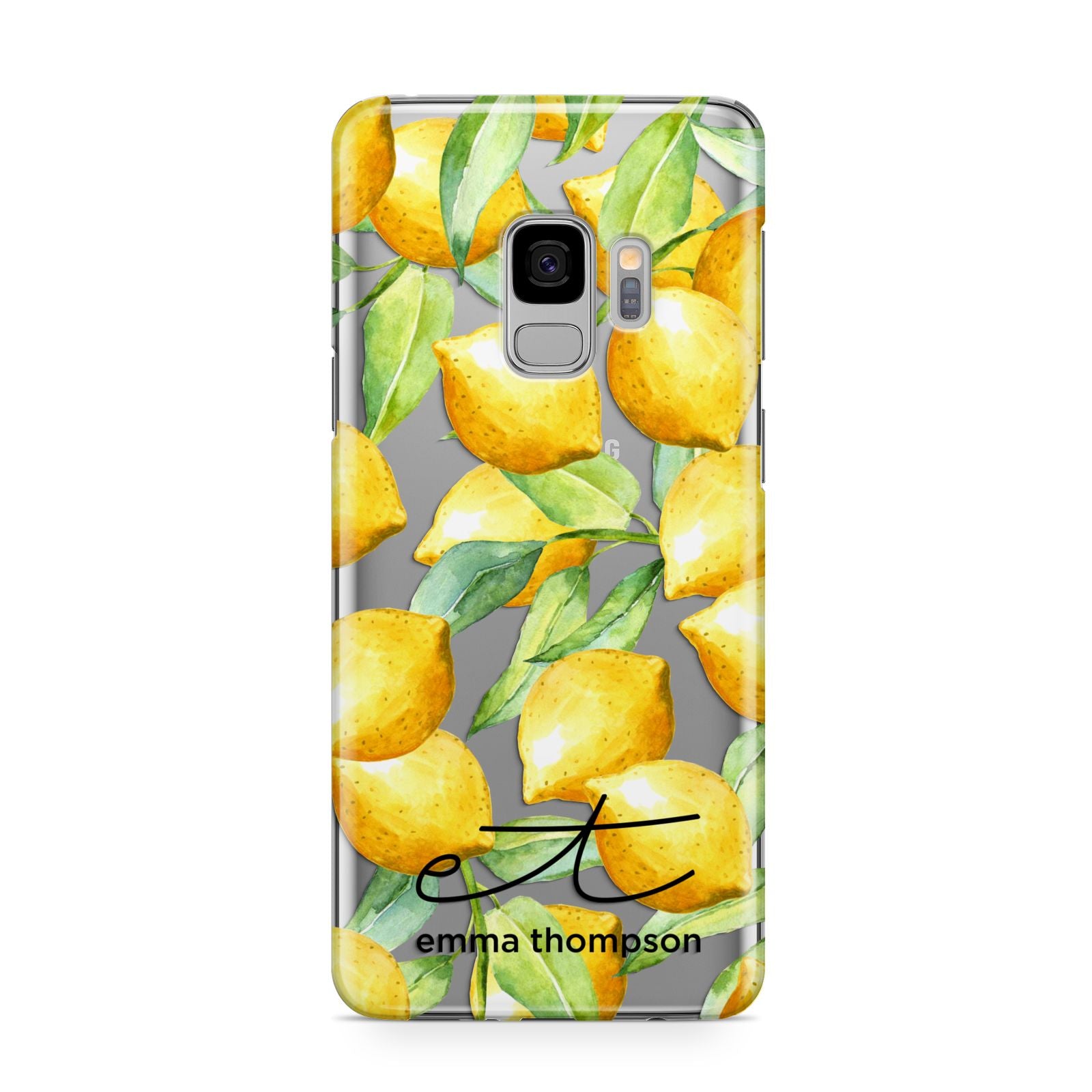 Personalised Lemons of Capri Samsung Galaxy S9 Case
