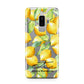 Personalised Lemons of Capri Samsung Galaxy S9 Plus Case on Silver phone