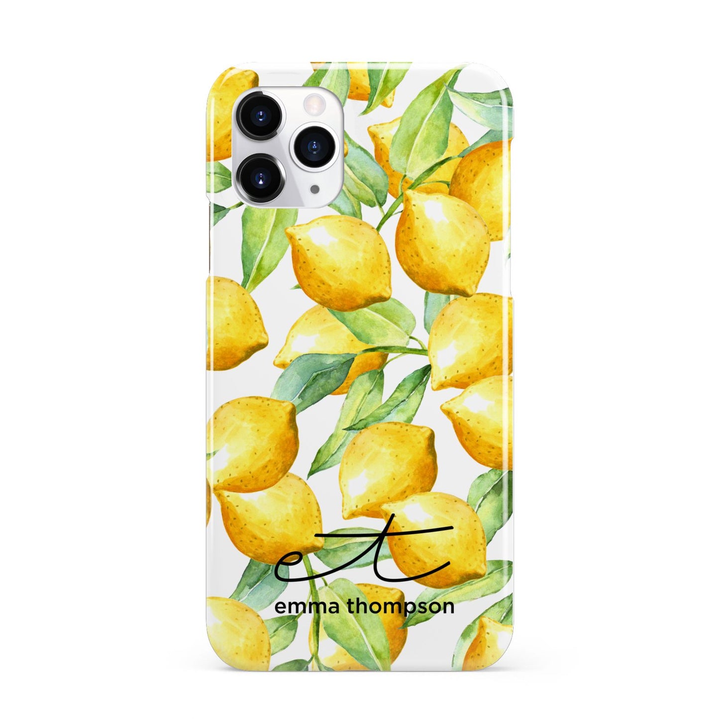 Personalised Lemons of Capri iPhone 11 Pro 3D Snap Case
