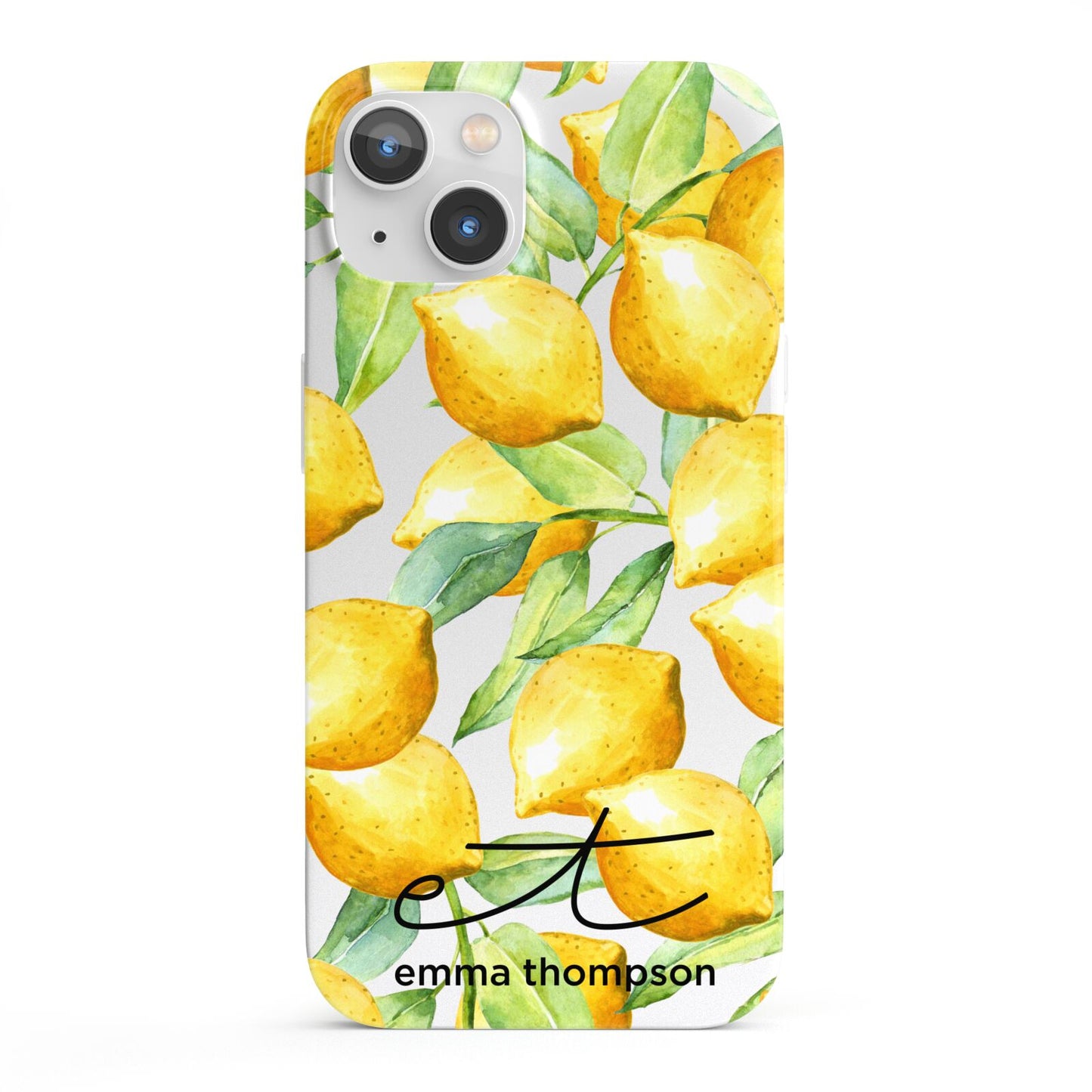 Personalised Lemons of Capri iPhone 13 Full Wrap 3D Snap Case