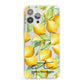 Personalised Lemons of Capri iPhone 13 Pro Max Clear Bumper Case