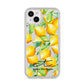 Personalised Lemons of Capri iPhone 14 Plus Glitter Tough Case Starlight