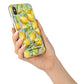 Personalised Lemons of Capri iPhone X Bumper Case on Silver iPhone Alternative Image 2