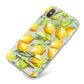 Personalised Lemons of Capri iPhone X Bumper Case on Silver iPhone
